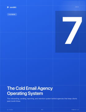 Preview of The cold email agency operating system